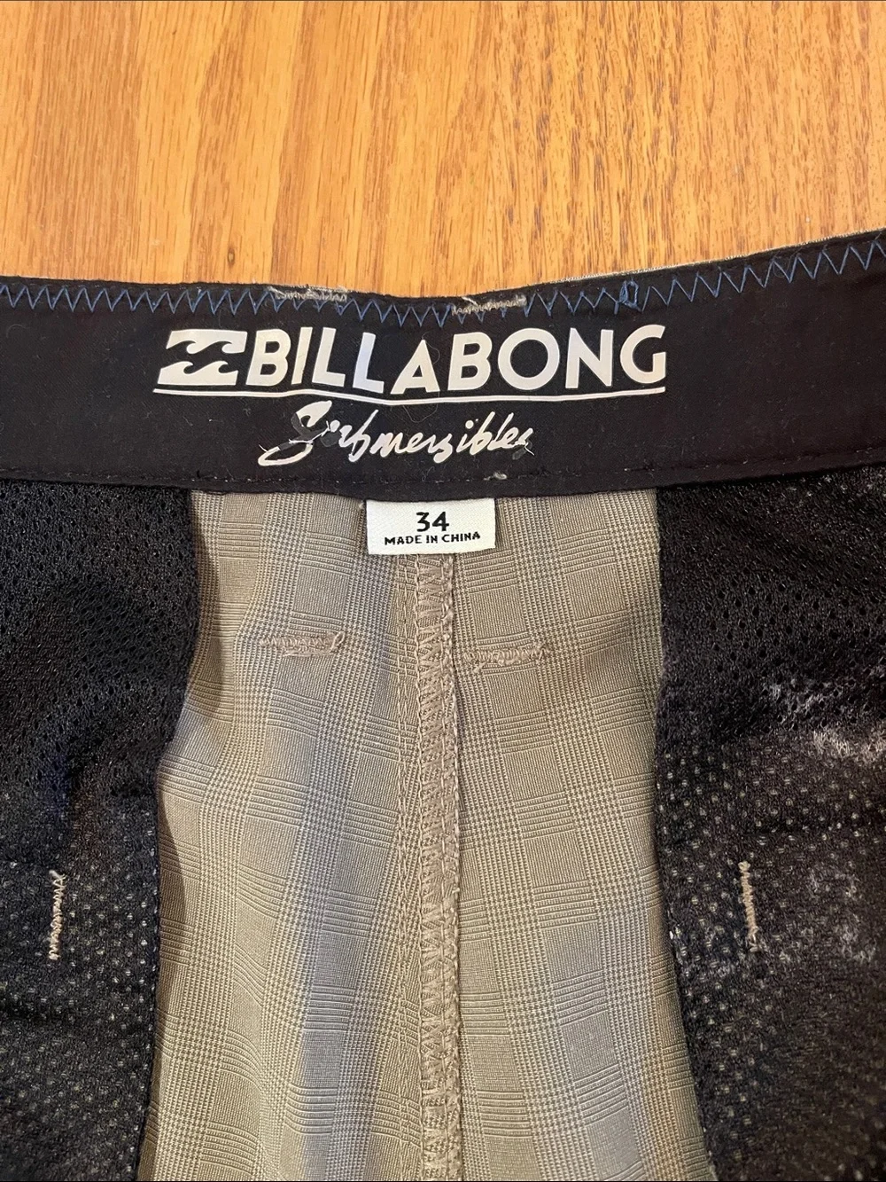 Billabong Men's Slate Gray Flat Front Shorts